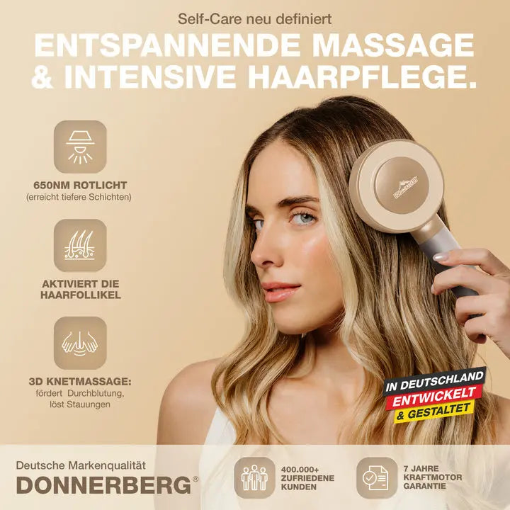 Entspannende Massage & intensive Haarpflege beige